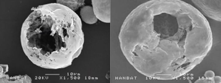 Porous, mesh-structured particles support collagen renewal